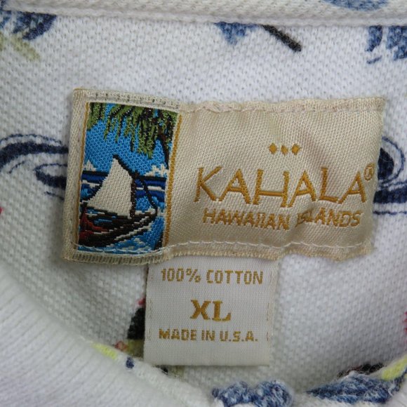Kahala Hawaiian Islands Polo Sz XL - Picture 5 of 7